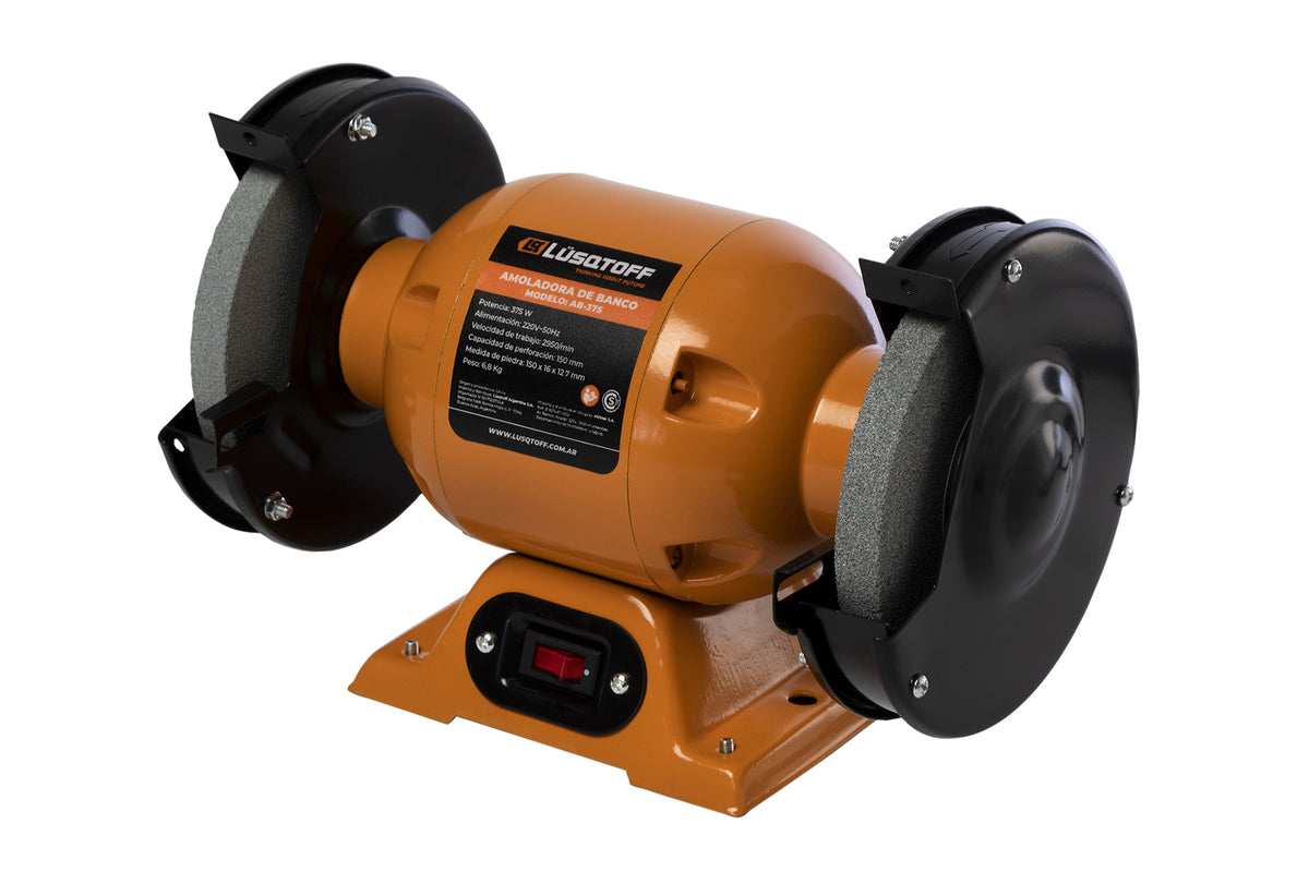 AMOLADORA DE BANCO 375W 6" - LUSQTOFF