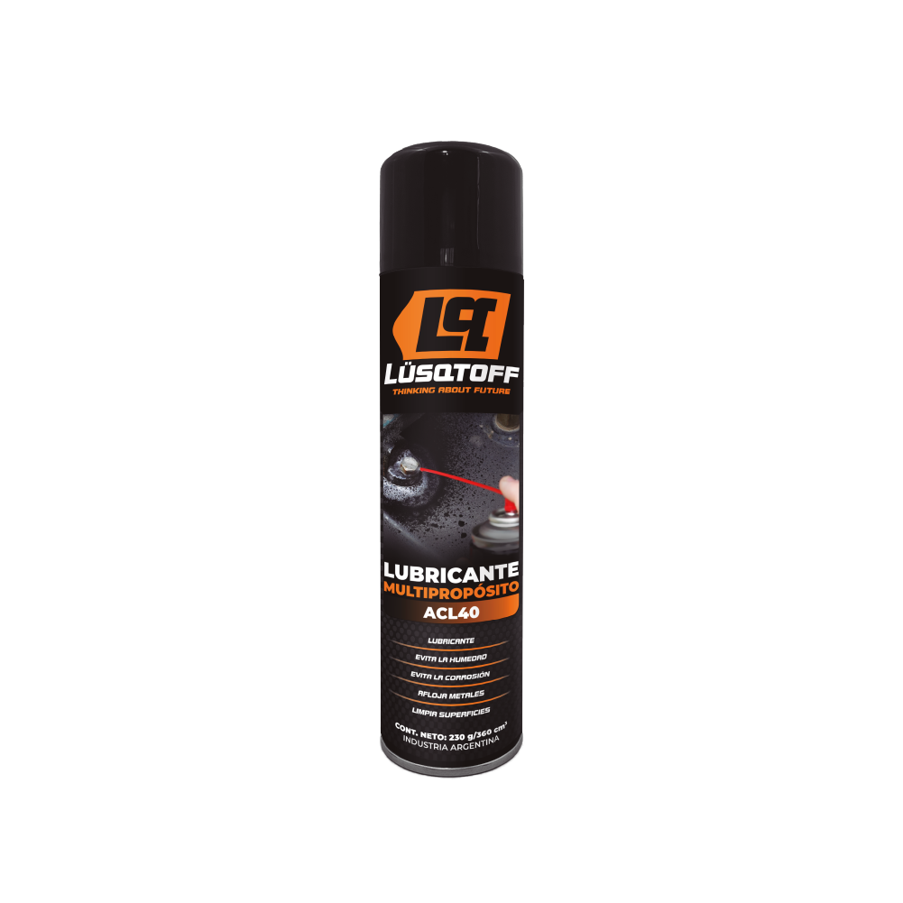 LUBRICANTE MULTIPROPOSITO AEROSOL 360 CC CON FRAGANCIA A LIMON! - LUSQTOFF