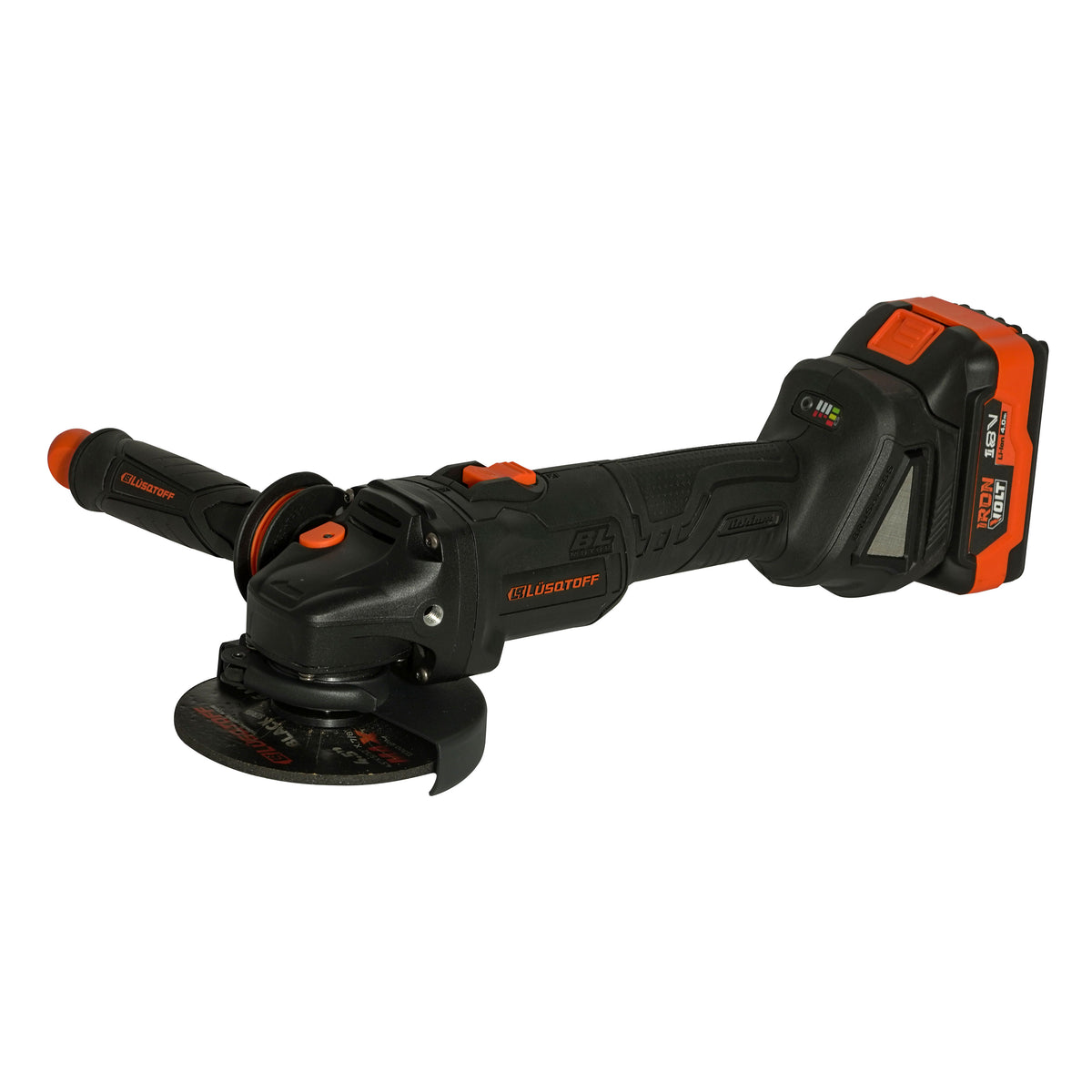 AMOLADORA ANGULAR INALAMBRICA (IRON VOLT) - LUSQTOFF
