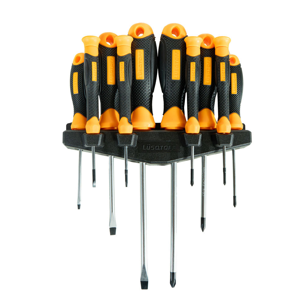 SET DESTORNILLADORES 10 PCS - LUSQTOFF