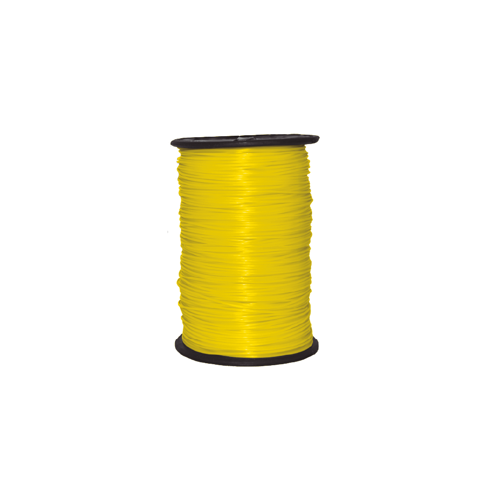 TANZA AMARILLA PERFIL REDONDO 2.0MM 1KG - LUSQTOFF