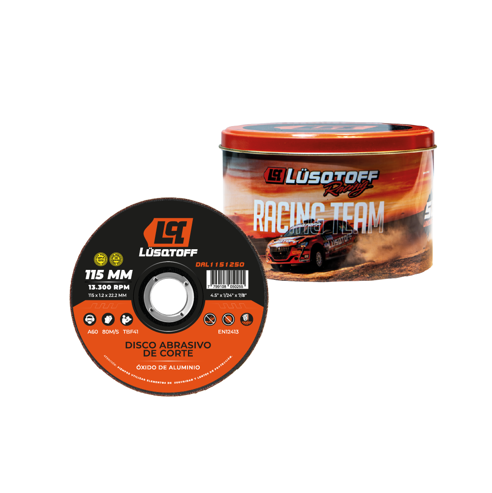 DISCOS ABRASIVO DE CORTE LATA X50 115 * 1,2 - LUSQTOFF