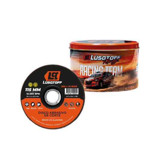 DISCOS ABRASIVO DE CORTE LATA X50 115 * 1,6 - LUSQTOFF