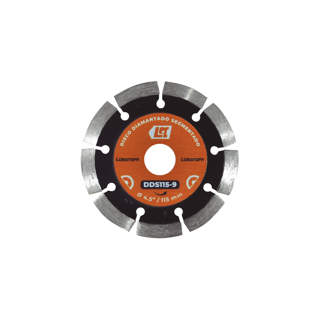 DISCO DIAMANTADO SEGMENTADO 115MM - LUSQTOFF
