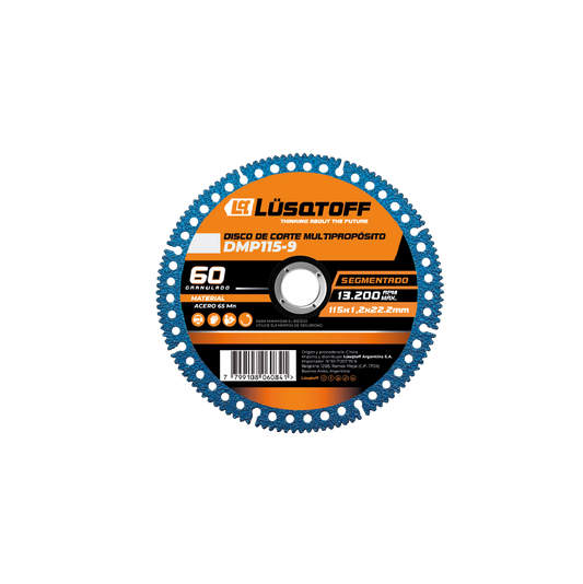 DISCO DE CORTE MULTIPROPOSITO - LUSQTOFF