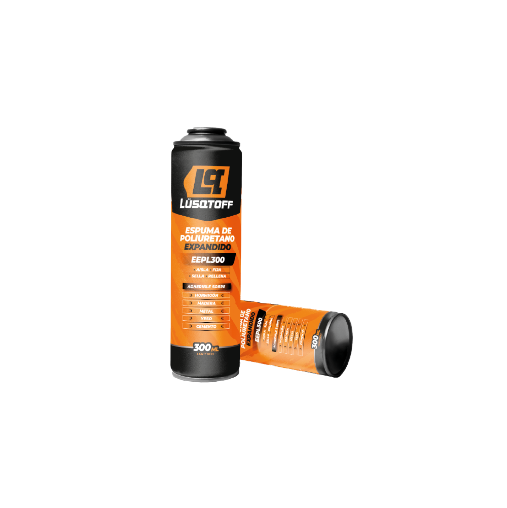 ESPUMA DE POLIURETANO EXPANDIDO 500 ML - LUSQTOFF