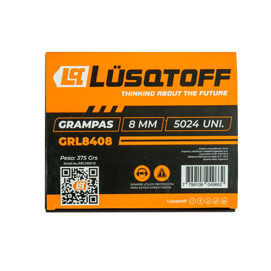 GRAMPAS 8 MM X 5000 UNIDADES IDEAL GCL5318-8 - LUSQTOFF