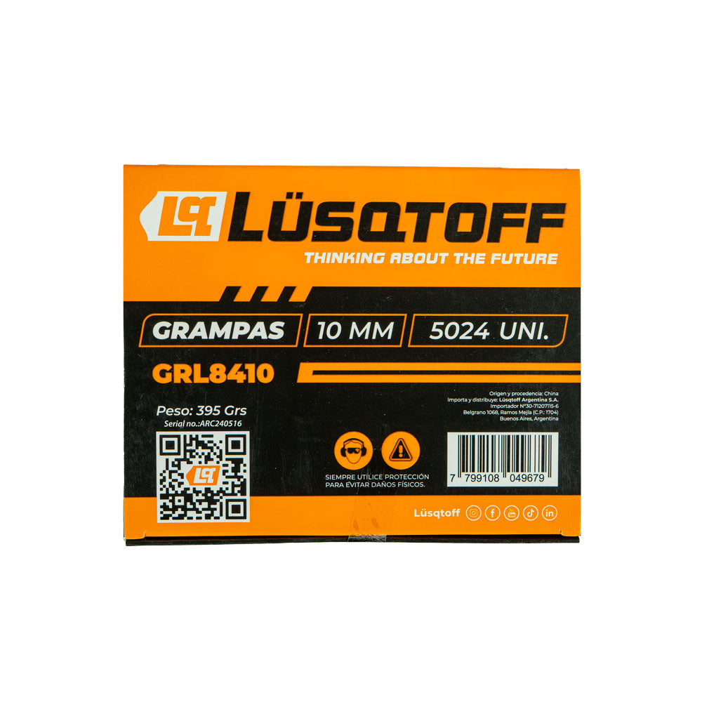 GRAMPAS 10 MM X 5000 UNIDADES IDEAL GCL5318-8 - LUSQTOFF