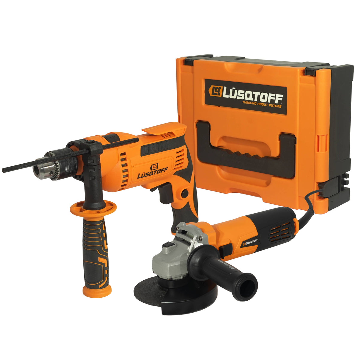 KIT AMOLADORA 115MM + TALADRO 13 MM - LUSQTOFF