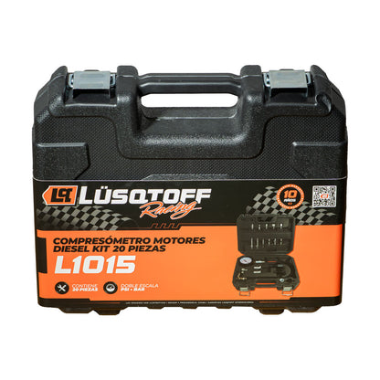 COMPRESOMETRO MOTORES DIESEL KIT 19 PIEZAS - LUSQTOFF
