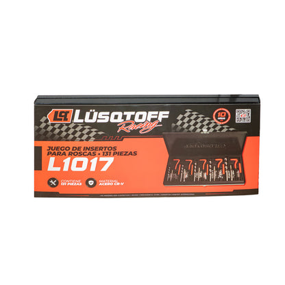 JUEGO DE INSERTOS PARA ROSCAS - 131 PIEZAS - LUSQTOFF