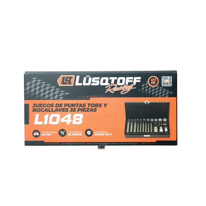 JUEGO DE PUNTAS TORX Y BOCALLAVES 35 PIEZAS - LUSQTOFF