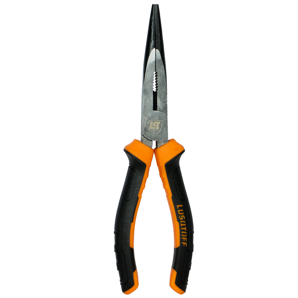 PINZA DE PUNTA MEDIA CAÑA 8" - LUSQTOFF