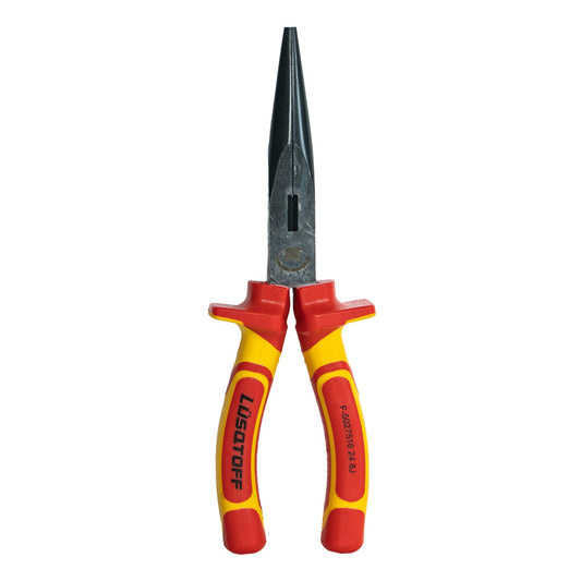 PINZA DE PUNTA MEDIA CAÑA 8" AISLACION 1000V PRO - LUSQTOFF
