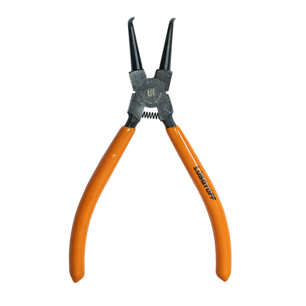 PINZA PARA ANILLO SEEGER 7" CERRAR CURVA INDUSTRIAL PRO - LUSQTOFF