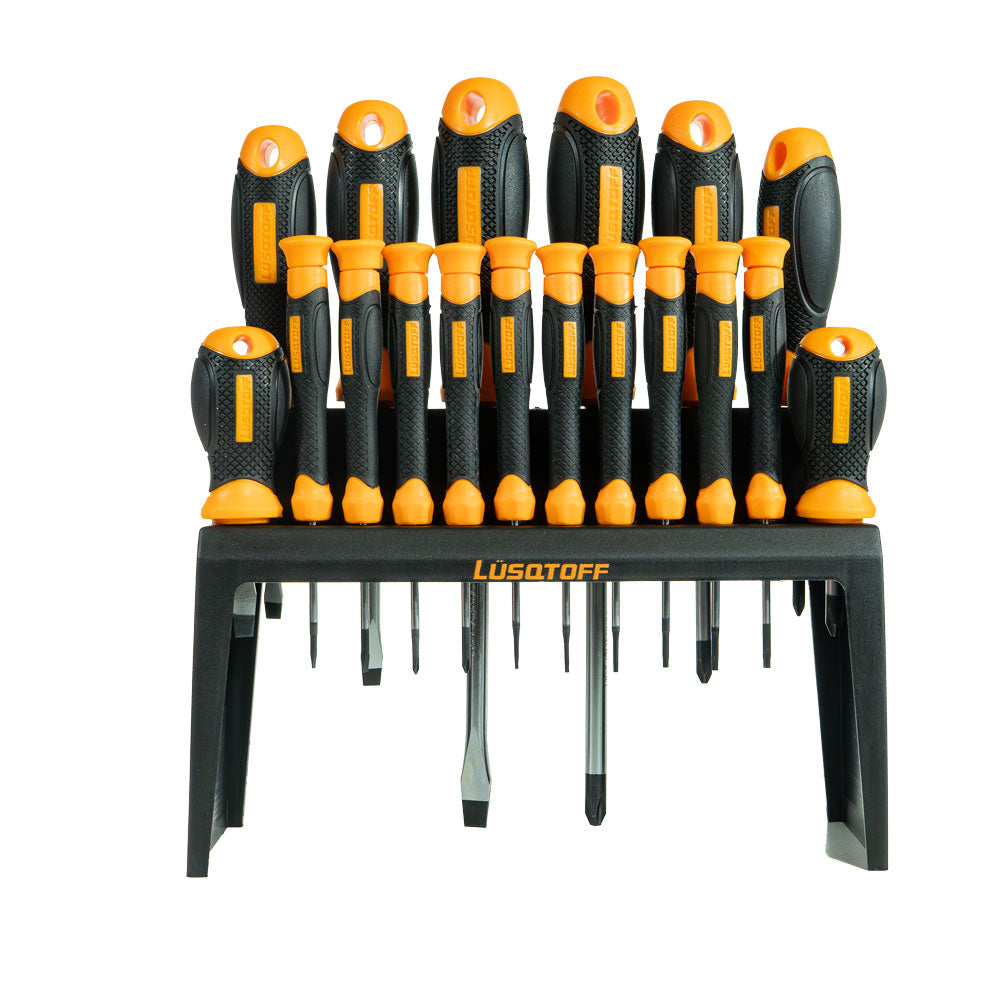 SET DESTORNILLADORES 18 PCS - LUSQTOFF