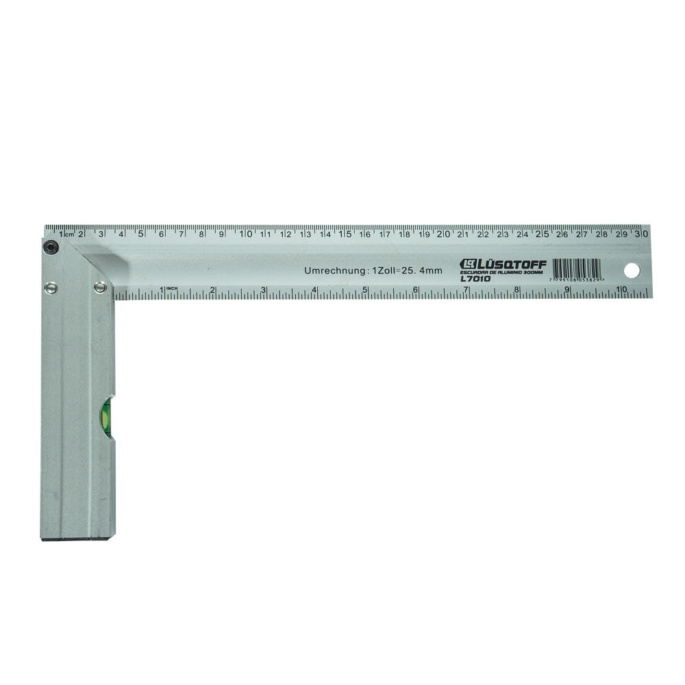 ESCUADRA DE ALUMINIO 350MM - LUSQTOFF