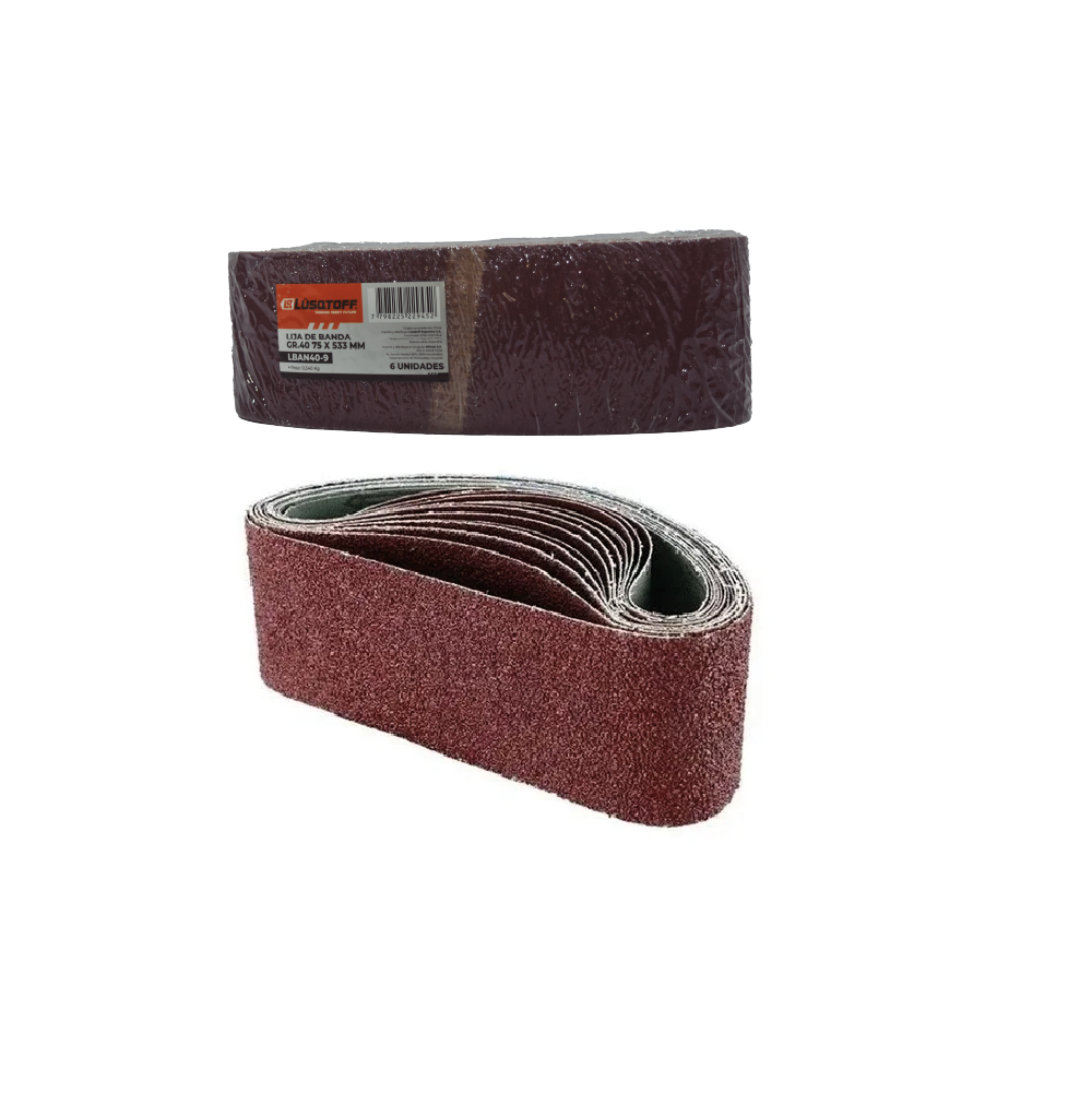 LIJA DE BANDA 75 X 533MM 40 - LUSQTOFF