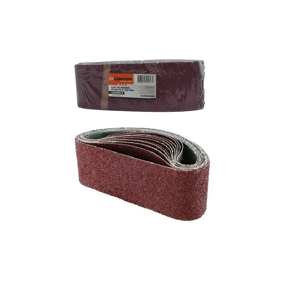 LIJA DE BANDA 75 X 533MM 60 - LUSQTOFF