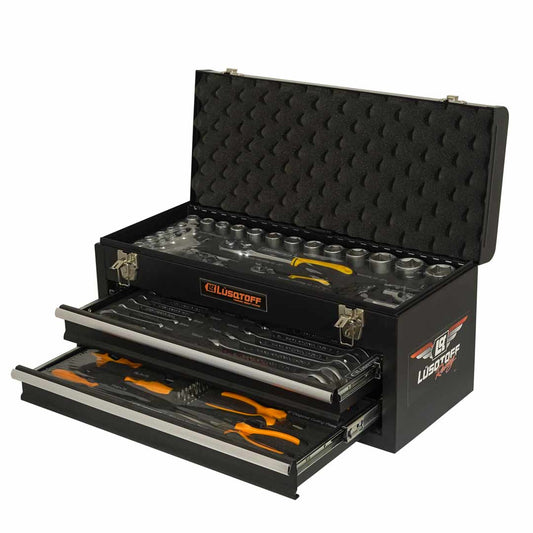 CAJA DE HERRAMIENTAS 3 COMP CON 80 PZAS - LUSQTOFF
