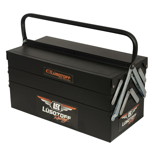 CAJA DE HERRAMIENTAS PLEGABLE CON 64 PZAS - LUSQTOFF