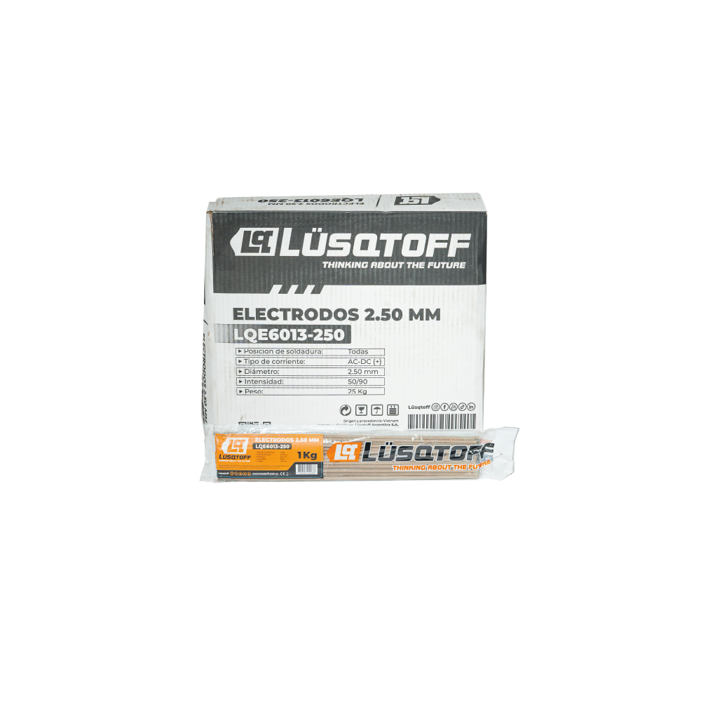 CAJA ELECTRODOS 25KG 2.5MM - LUSQTOFF