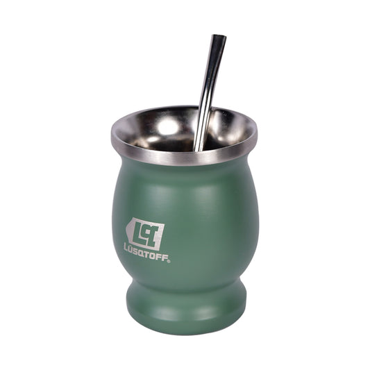 MATE 300 ML COLOR VERDE BLISTER C/ BOMBILLA - LUSQTOFF