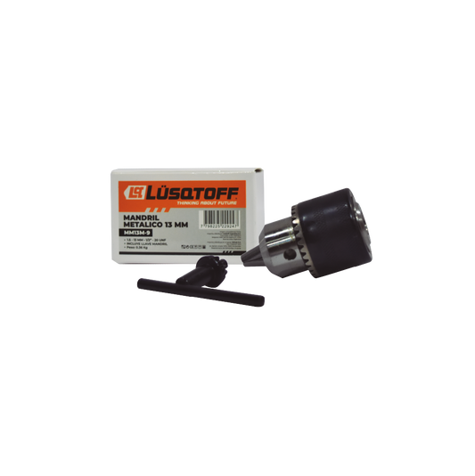 MANDRIL METALICO 13MM CON LLAVE MANDRIL - LUSQTOFF