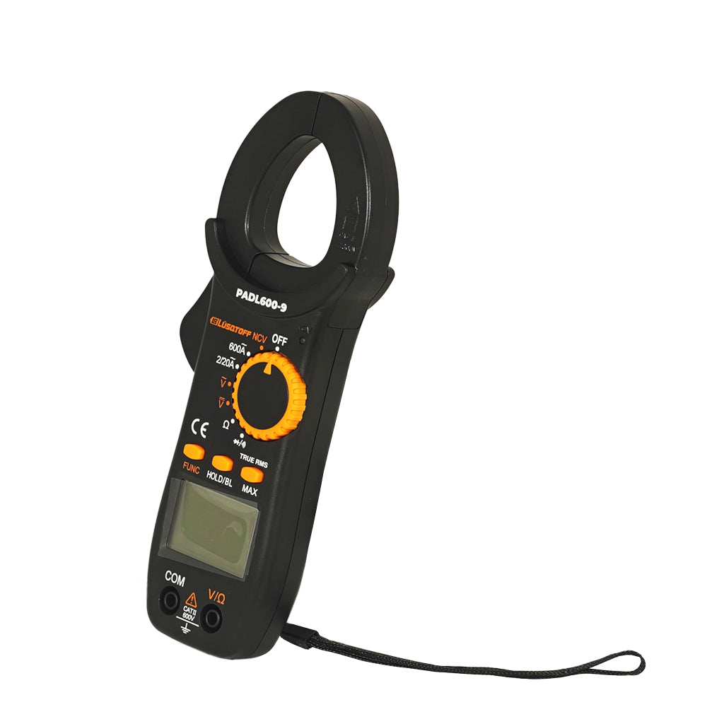 PINZA AMPERIMETRICA DIGITAL 600V (BLACK) - LUSQTOFF