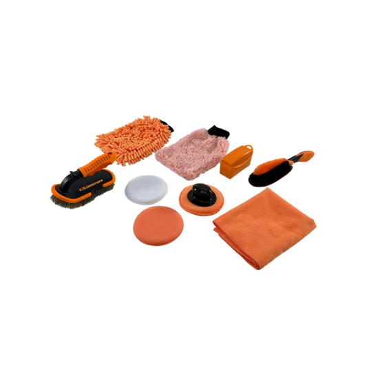 SET DE LIMPIEZA PARA AUTO - 10 PIEZAS - LUSQTOFF